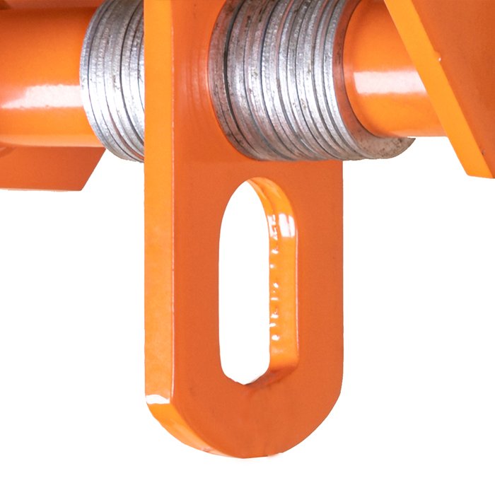 TOYO-INTL GCT-B Type 0.5 to 10 tons Manual Geared Hand-Push Track Roller Geared Trolley Plain Trolley with chain