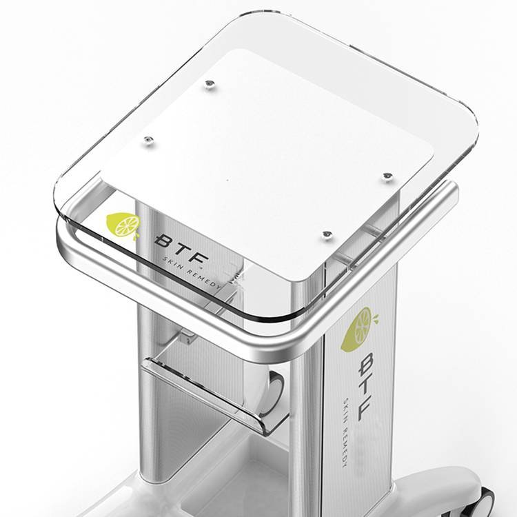 Customization Medical beauty instrument cart aluminium alloy +ABS materials hairdressing cart case machine trolley 4 wheels