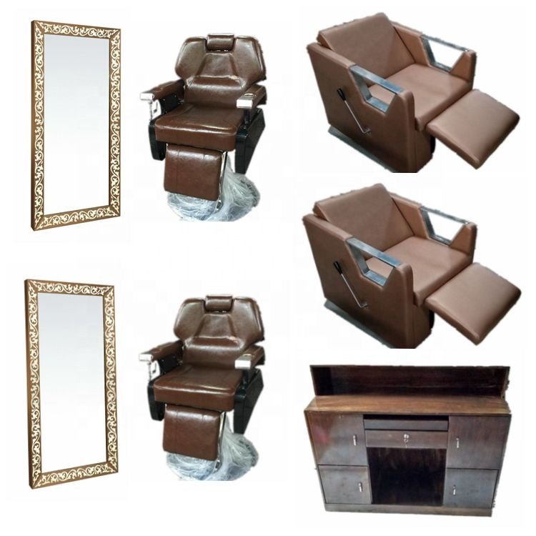 2019 New Hair Salon Cheap Fiber Glass Styling Barber Chair for Hair Cutting