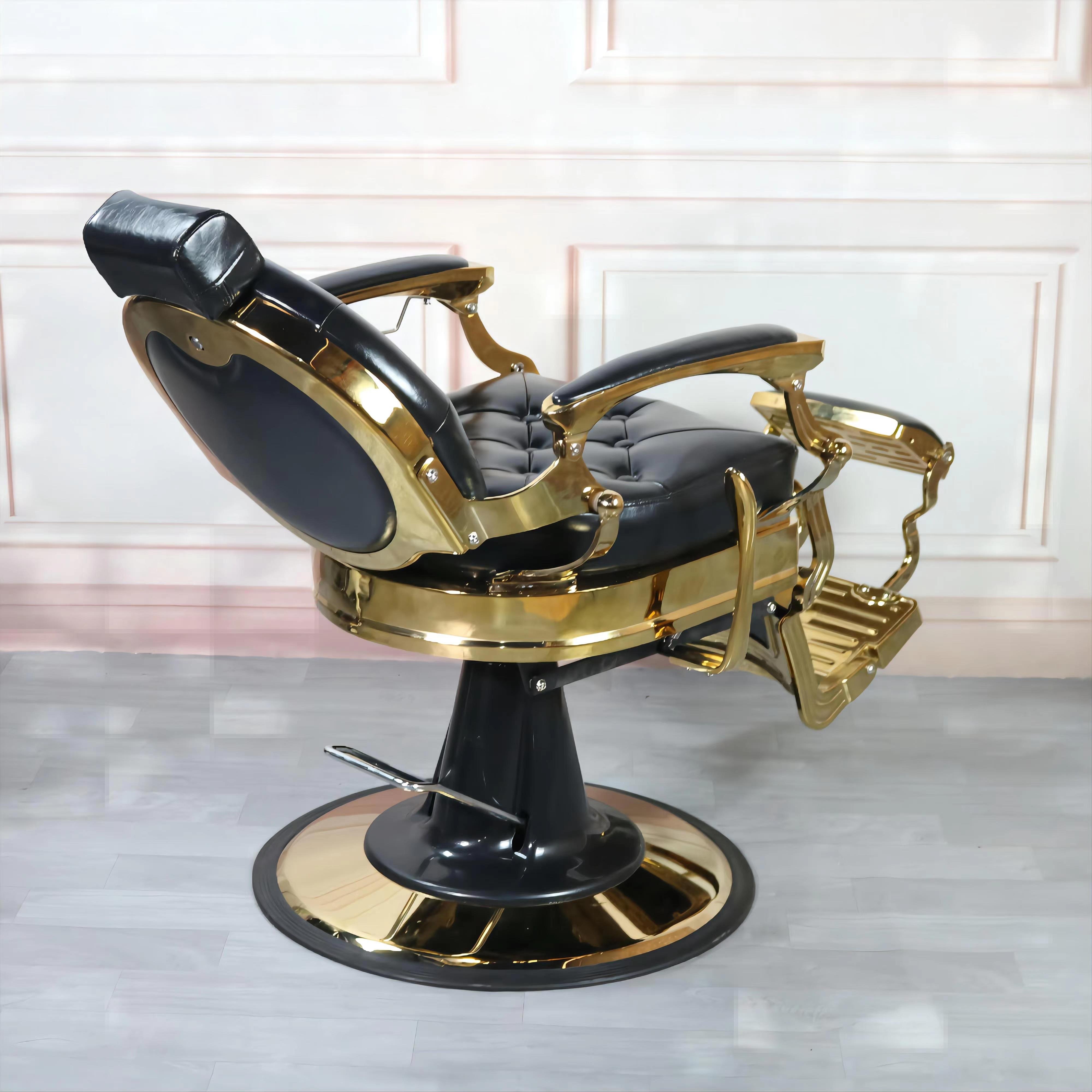 Hot Sale Portable Barber Chair Cheap Metal Hair Cutting Chair for Barber Shops