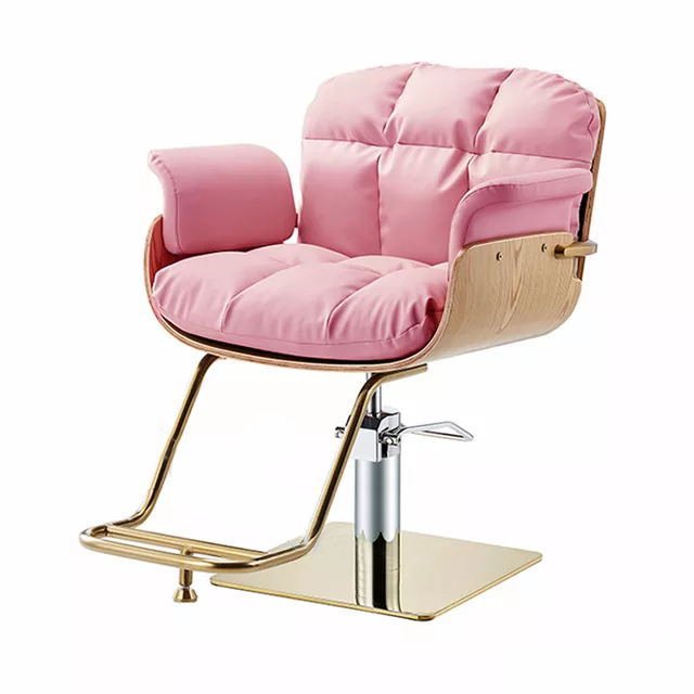 Salon furniture set equipment barber shop pink styling chair
