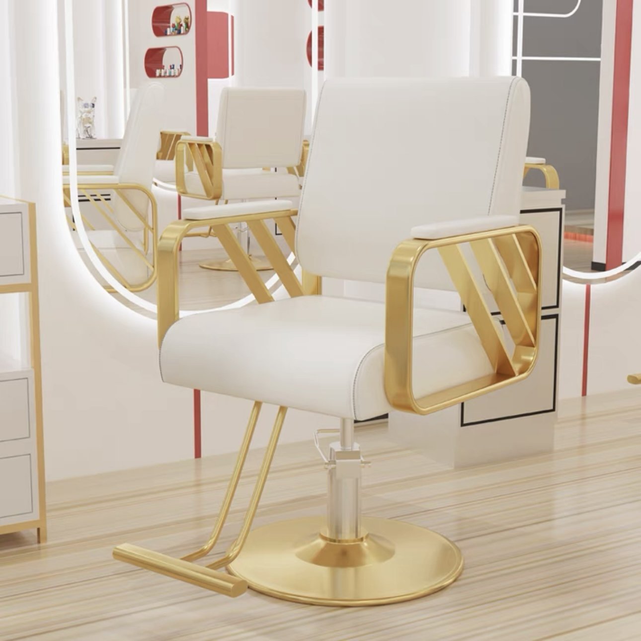 Wholesale Reclining hydraulic Adjustable lift beauty salon equipment styling chair Salon Barber Chair