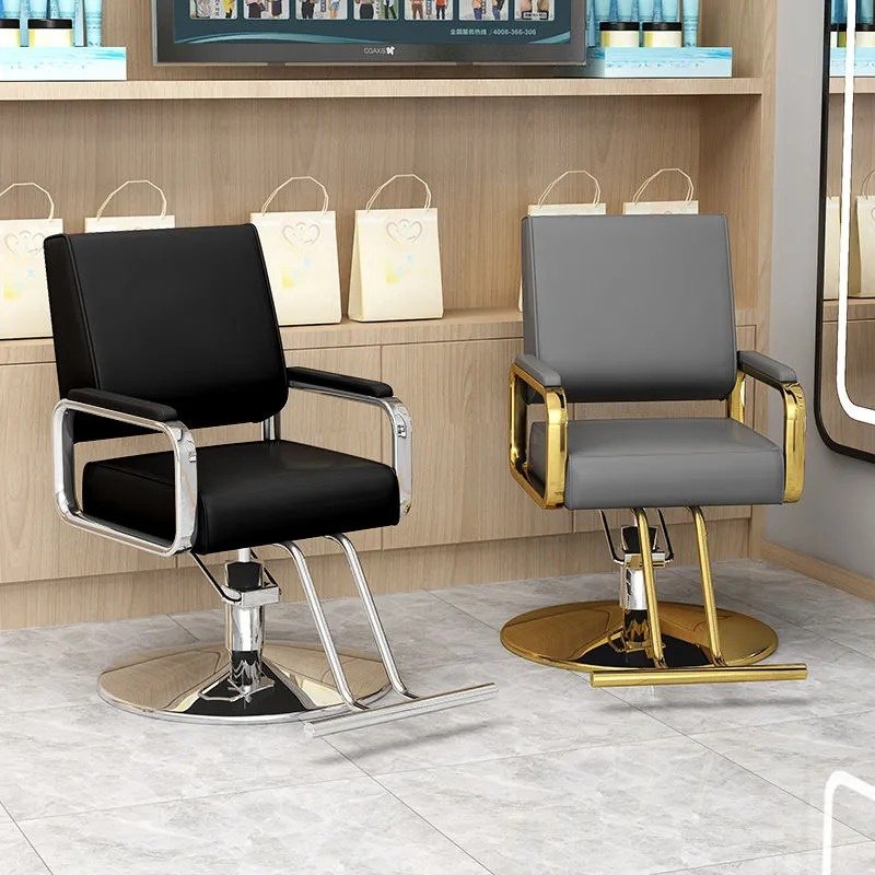 2024 fenghe latest version beauty salon chair silver Styling chair