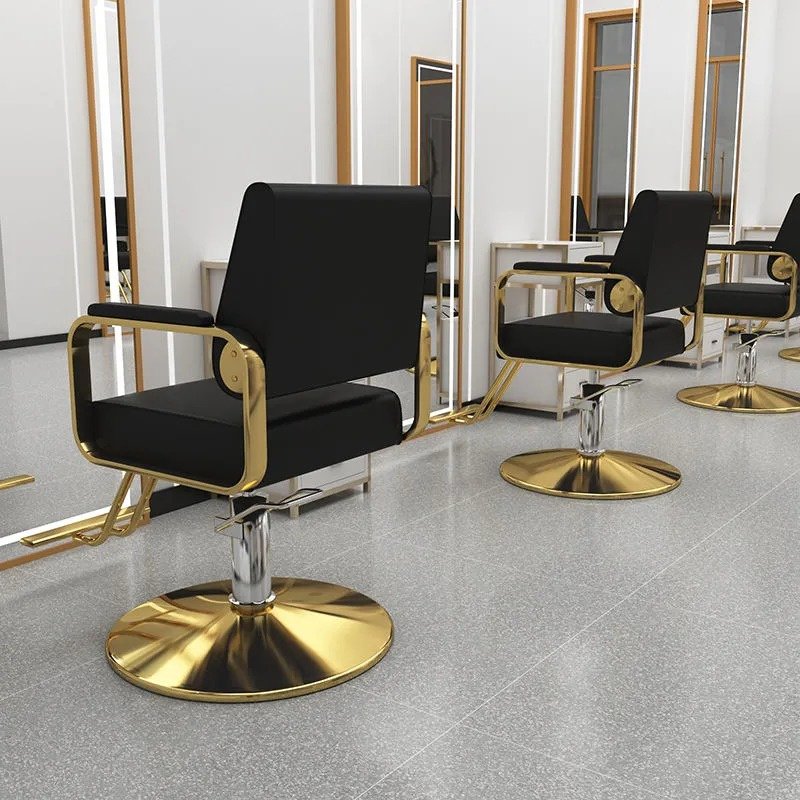 2024 fenghe latest version beauty salon chair silver Styling chair