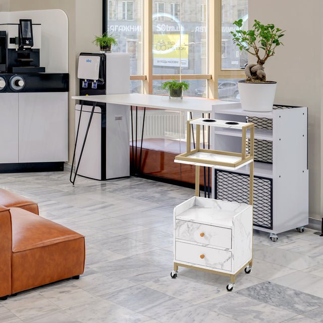 DM professional hair salon styling Trolley Hair Coloring Storang beauty spa hair salon hairdressing trolley cart