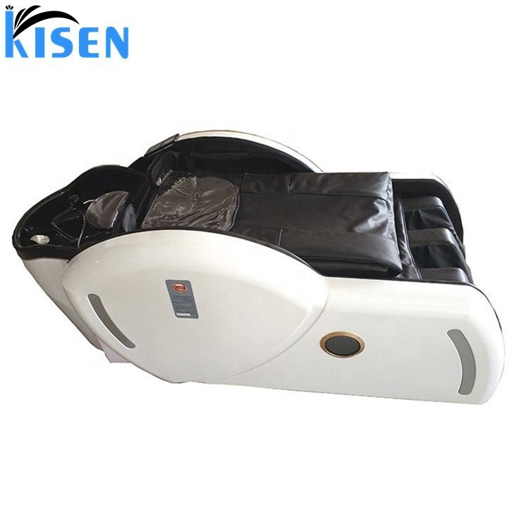 Hot sale new fashion Salon Furniture Shampoo Chair Bed With Massage Function With Ceramic Basin Bowl Head Washing chair