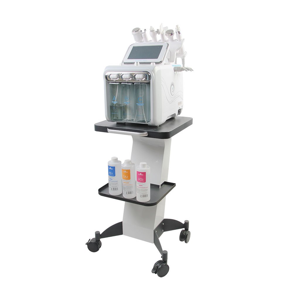 multi-function desktop beauty equipment cart small bubble instrument trolley