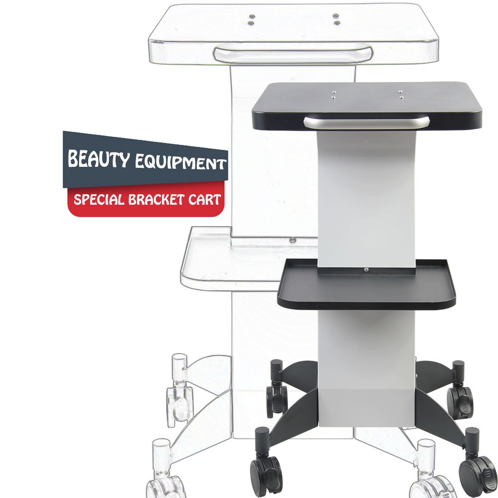 multi-function desktop beauty equipment cart small bubble instrument trolley