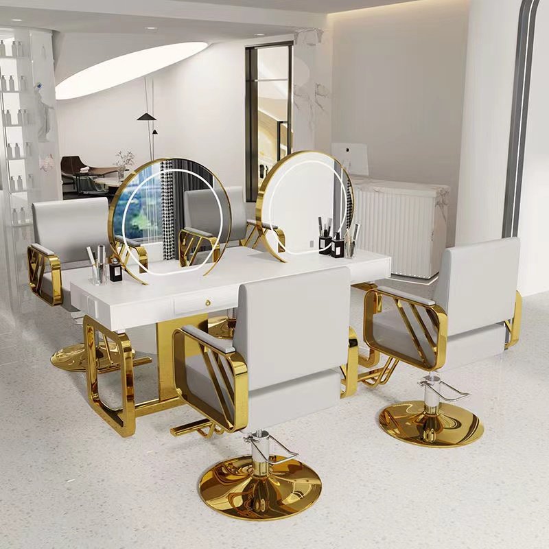 Modern barber shop barber chair hair salon special hairdressing chair stool lift can be put down the hair cutting chair
