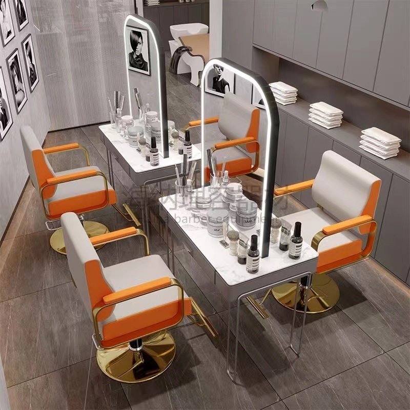 Modern barber shop barber chair hair salon special hairdressing chair stool lift can be put down the hair cutting chair