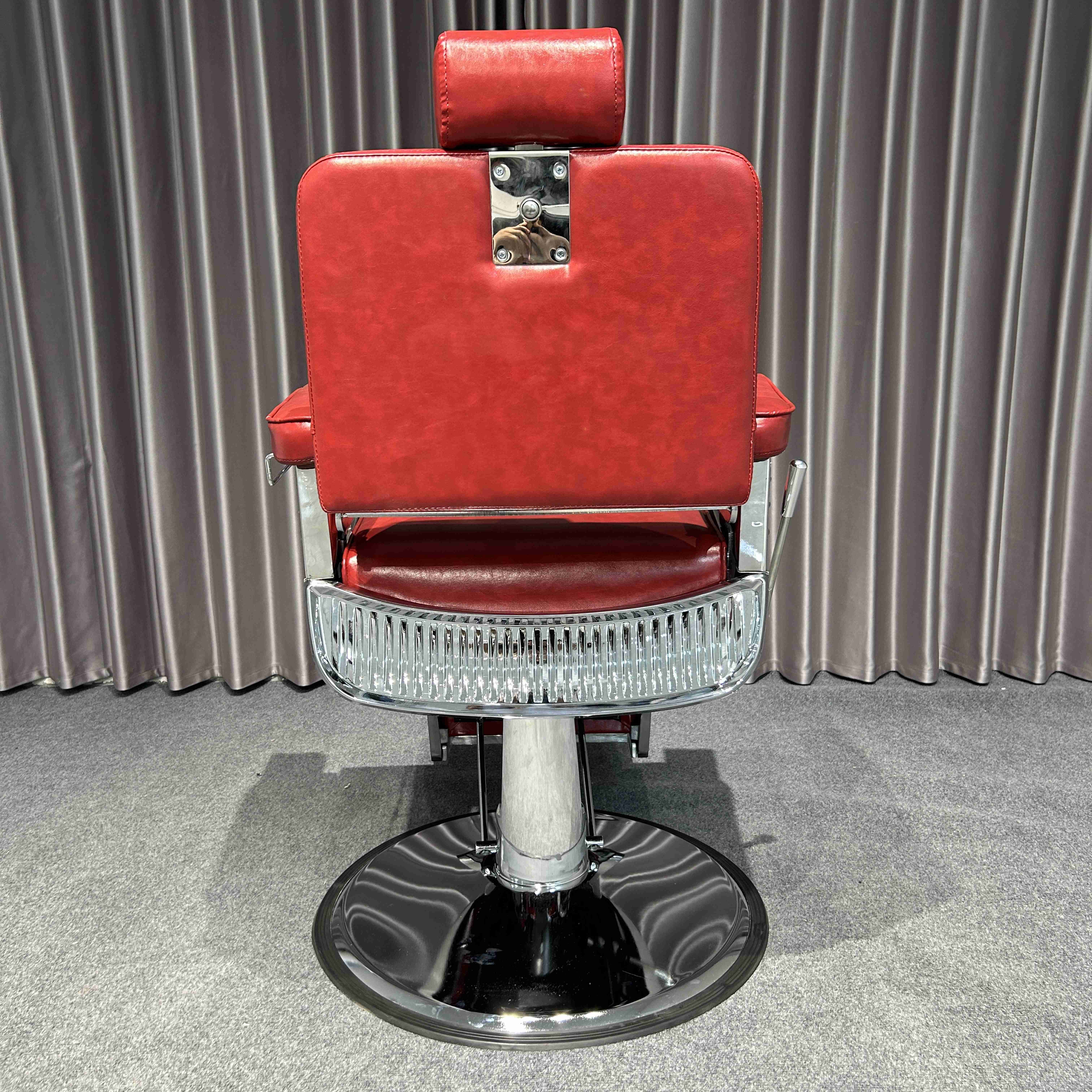 Modern Style Barber Chair for Salon and Living Room High Quality Leather Metal Furniture Factory Wholesale for Barbershop Use