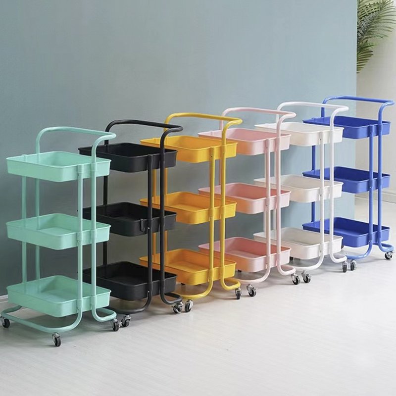 Make Up Tool Storage Product Lash Beauty Salon Cart Lash Extension Rolling Trolley Cart Customized Logo Large Capacity Carts