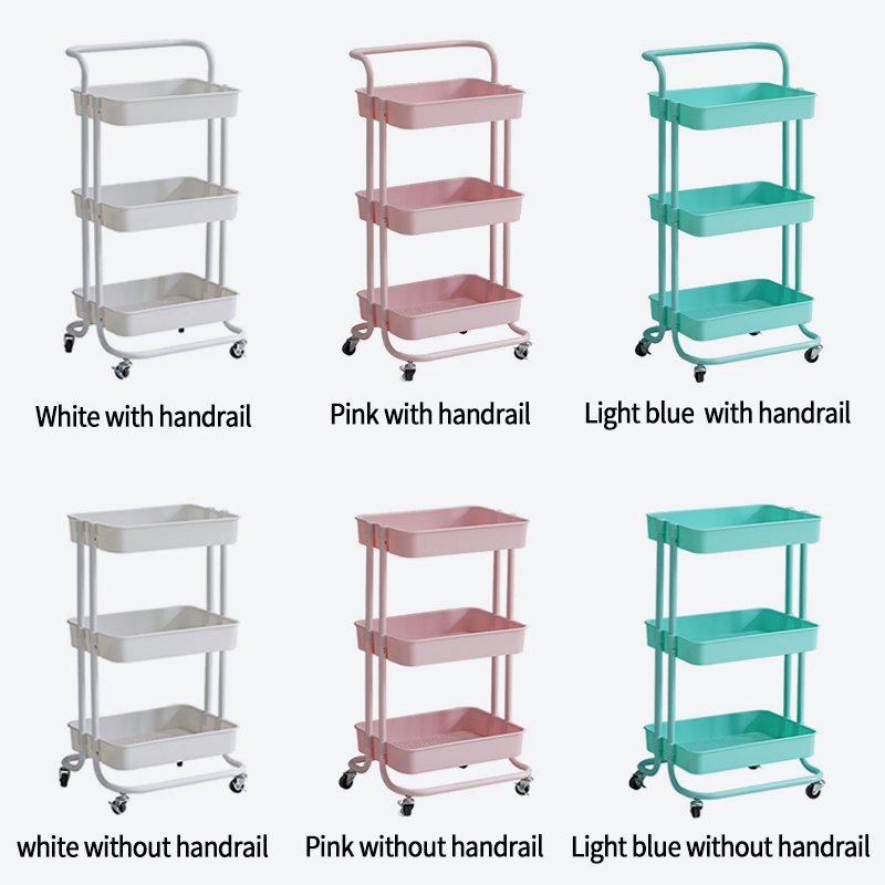 Make Up Tool Storage Product Lash Beauty Salon Cart Lash Extension Rolling Trolley Cart Customized Logo Large Capacity Carts
