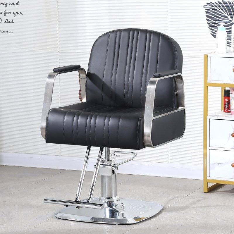 High quality salon furniture barber shop hairdressing chair white barber chair wholesale salon cutting chairs