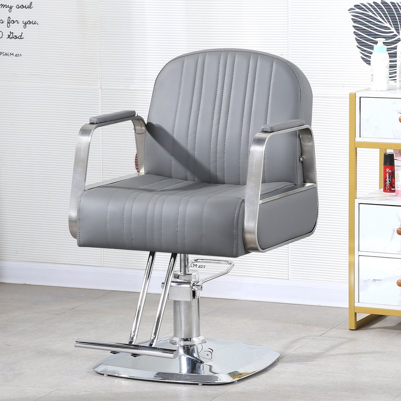 High quality salon furniture barber shop hairdressing chair white barber chair wholesale salon cutting chairs