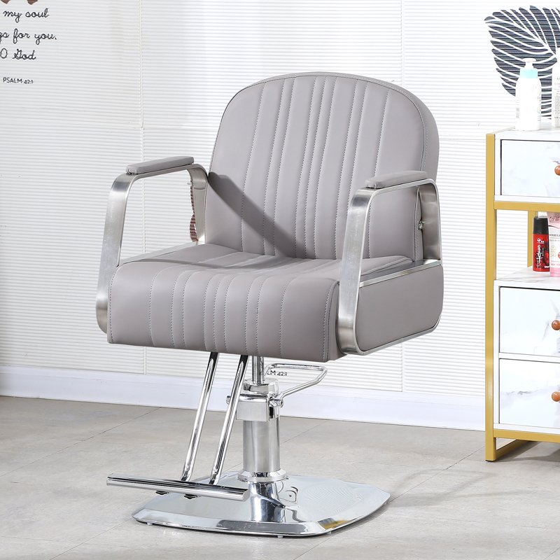 High quality salon furniture barber shop hairdressing chair white barber chair wholesale salon cutting chairs