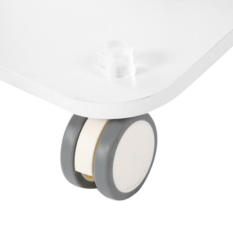 Multi-function Three-layer Desktop Beauty Salon Wooden Rolling Trolley Small bubble Bracket Use For Family Beauty Parlor Salon