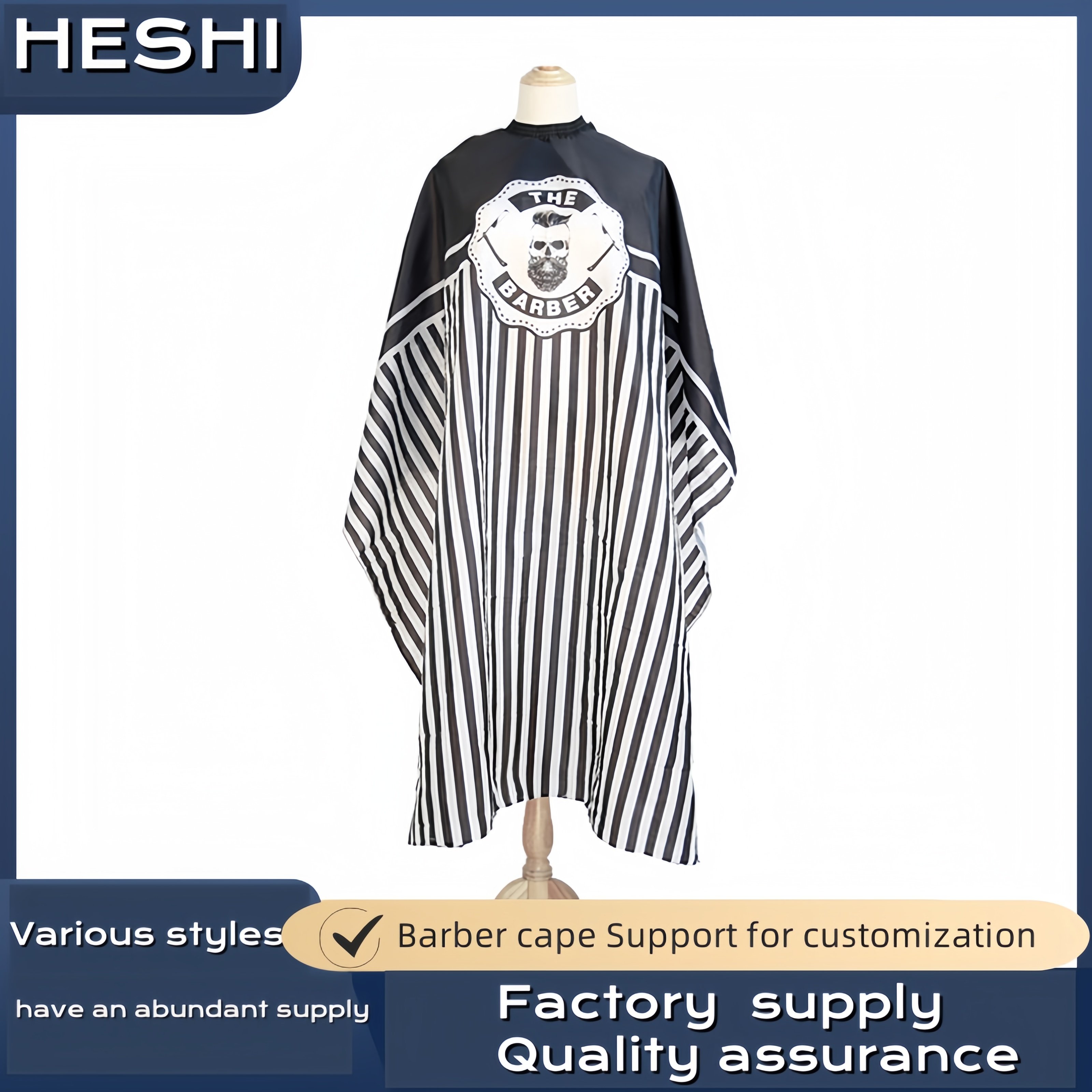 Professional Barber Cape Polyester Hair Cutting Salon Cape,Cutting Hair Beard Hairdressing Cape,Water And Stain Resistant Apron