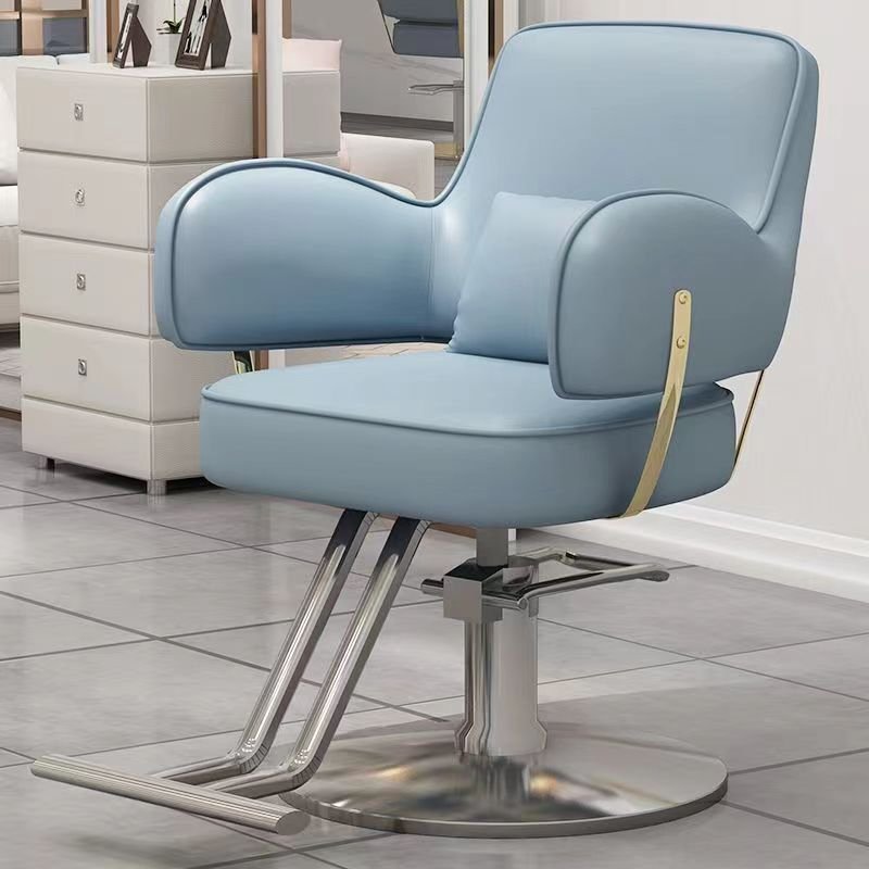 High quality factory wholesale Hair salon Hair chair Salon furniture gold custom color hairdressing salon sofa chair