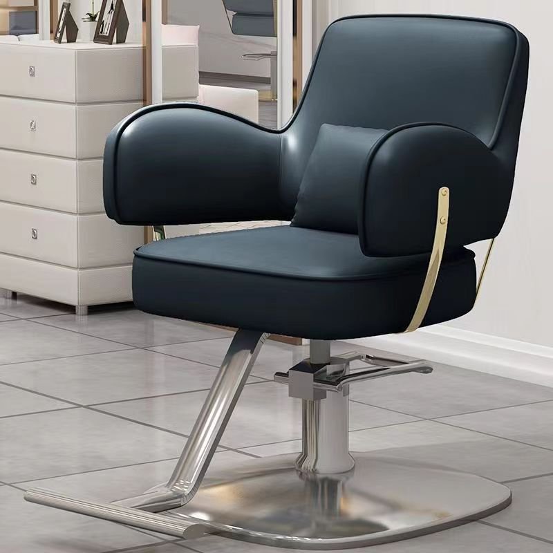 High quality factory wholesale Hair salon Hair chair Salon furniture gold custom color hairdressing salon sofa chair