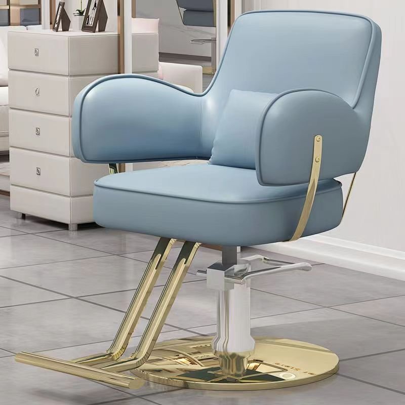 High quality factory wholesale Hair salon Hair chair Salon furniture gold custom color hairdressing salon sofa chair