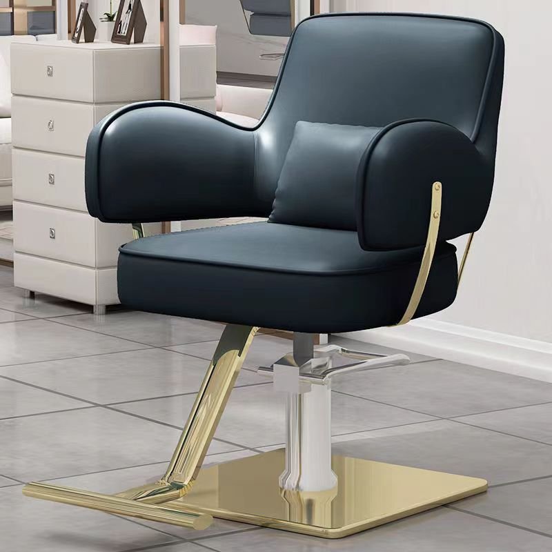 High quality factory wholesale Hair salon Hair chair Salon furniture gold custom color hairdressing salon sofa chair