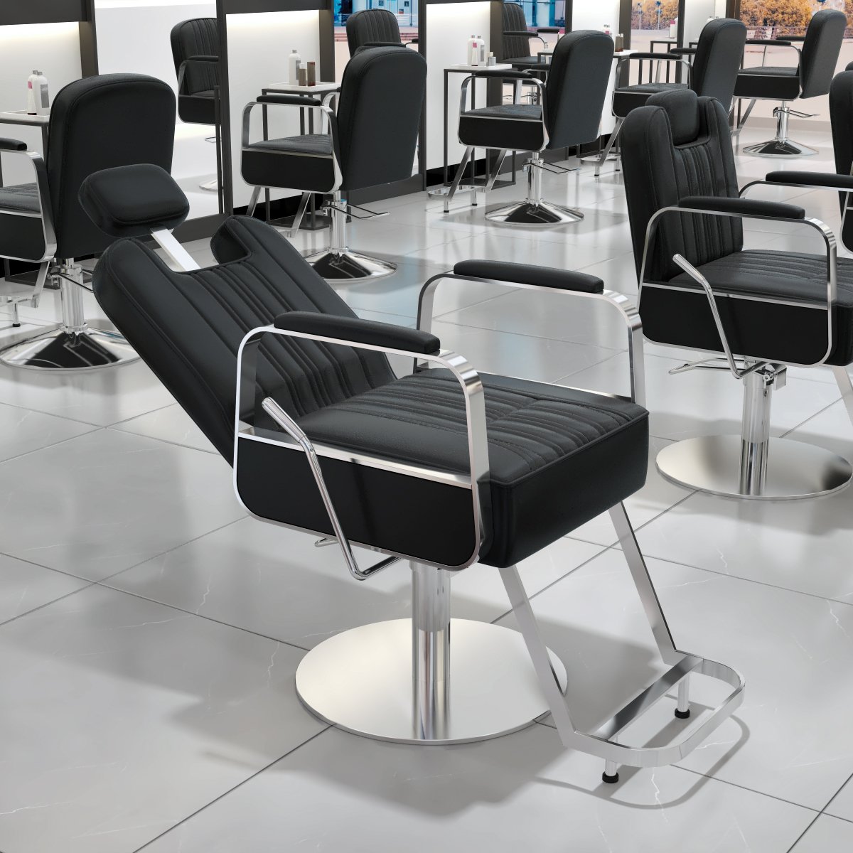 Hairdresser chair chair dedicated to hairdressing salon Barber chair