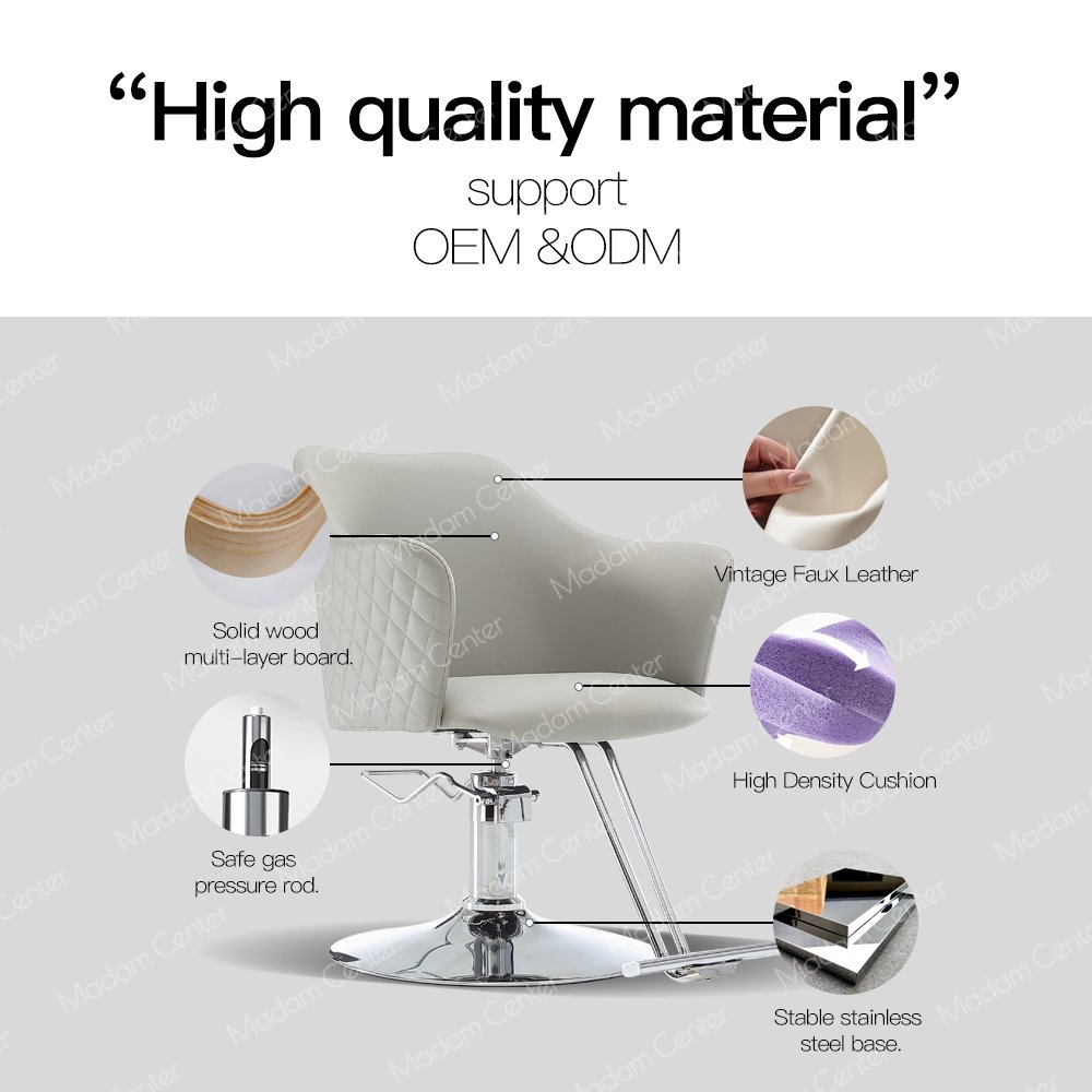 Madamcenter Hairdressing Station Professional Barber Chair Sillas De Barbera Silla De Barberia Silla De Barberia Profesional