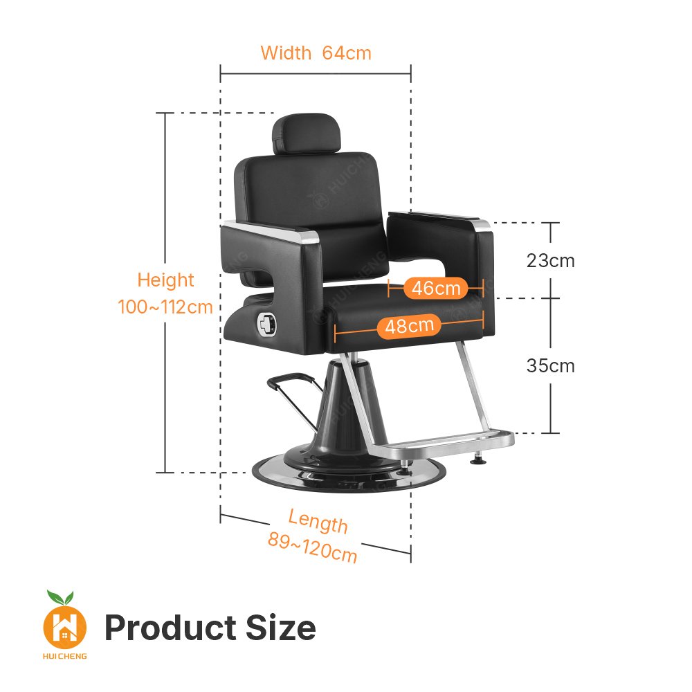 Hot Sale Factory Wholesale Beauty Salon Furniture Metal Pedal Hairdressing Barber Styling Salon Chair LC306A