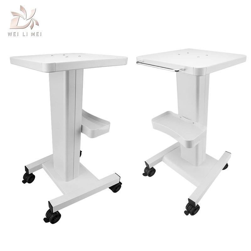 new arrival modern white Plastic Beauty Salon Mobile Hairdressing Trolley Cart
