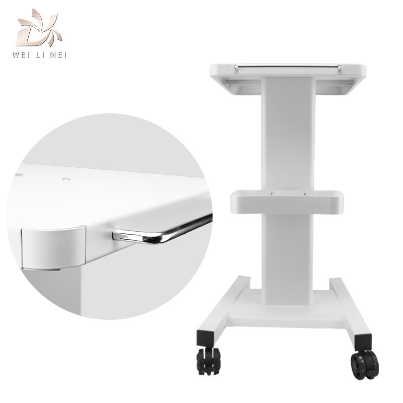 new arrival modern white Plastic Beauty Salon Mobile Hairdressing Trolley Cart