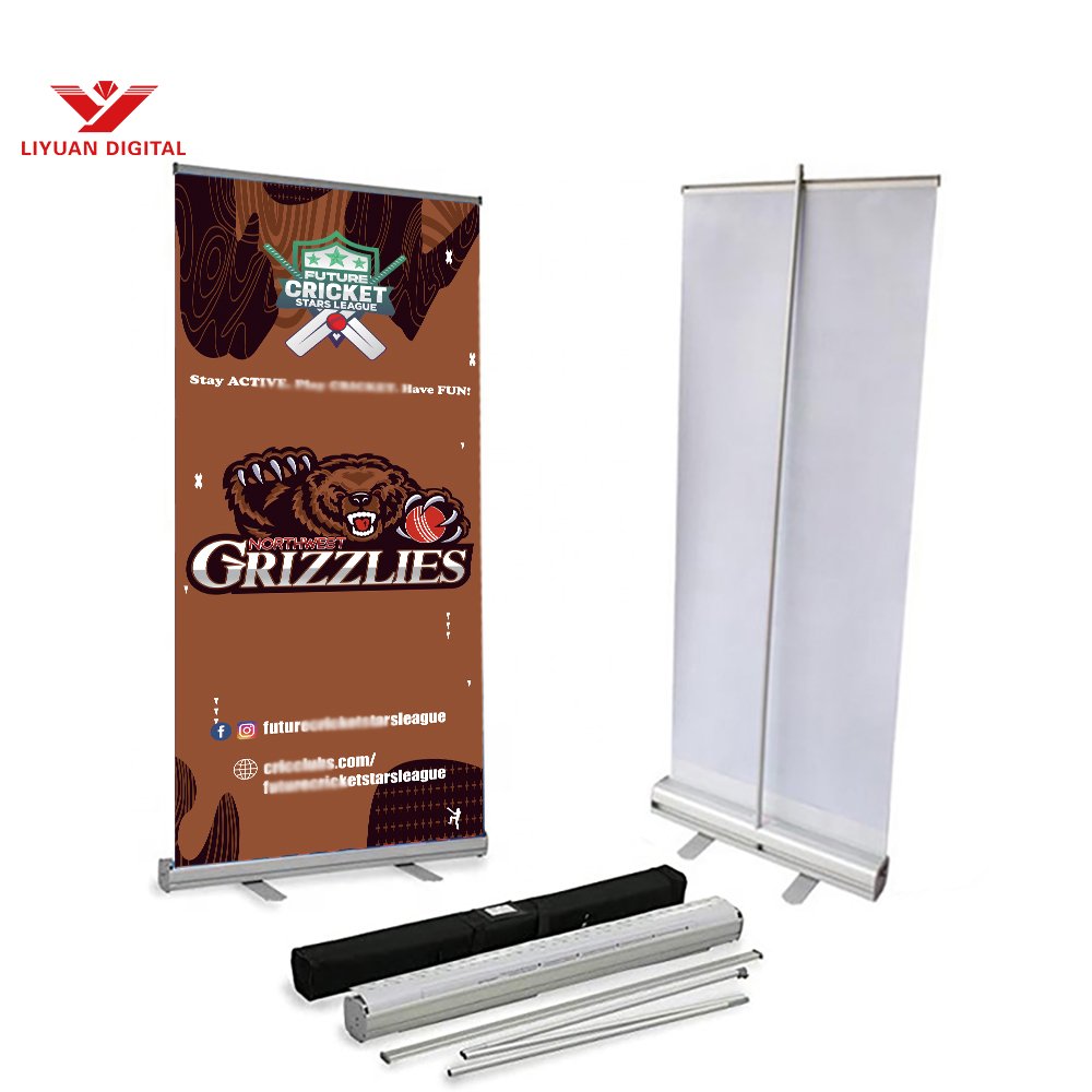 High Quality Classic Aluminum UV/Digital Printing Roll Up Banner Economic Banner Stand for Adverting Display