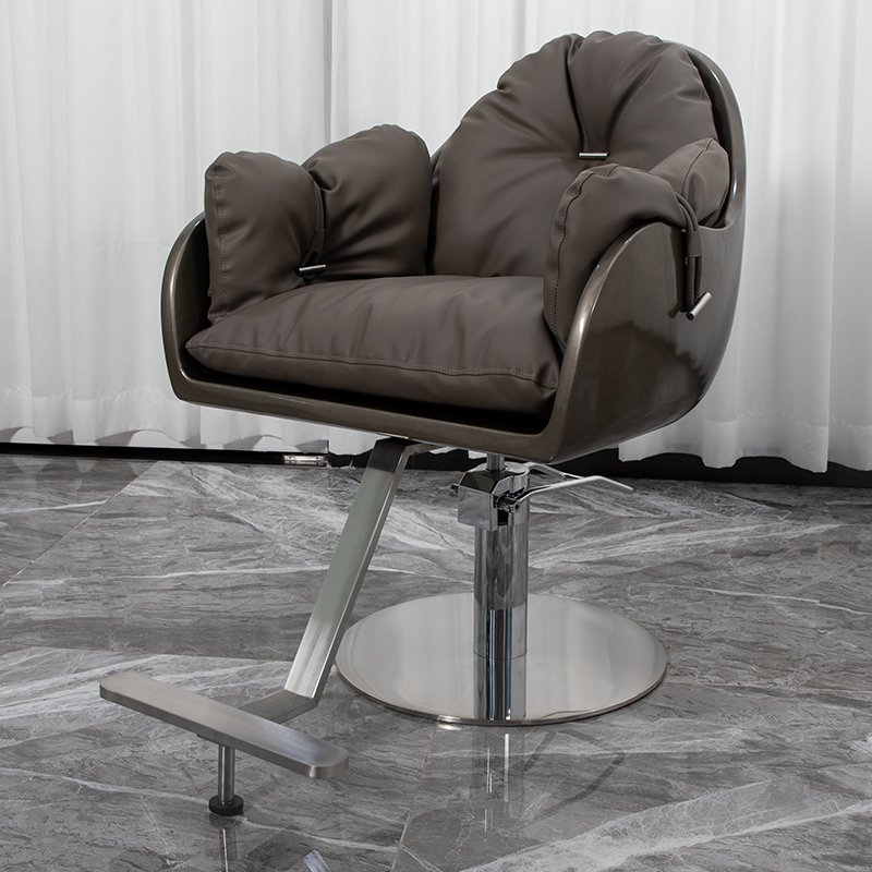 Most Popular Hot Selling Hydraulic Pump Height Adjustable Leather Made Swivel Barber Chair