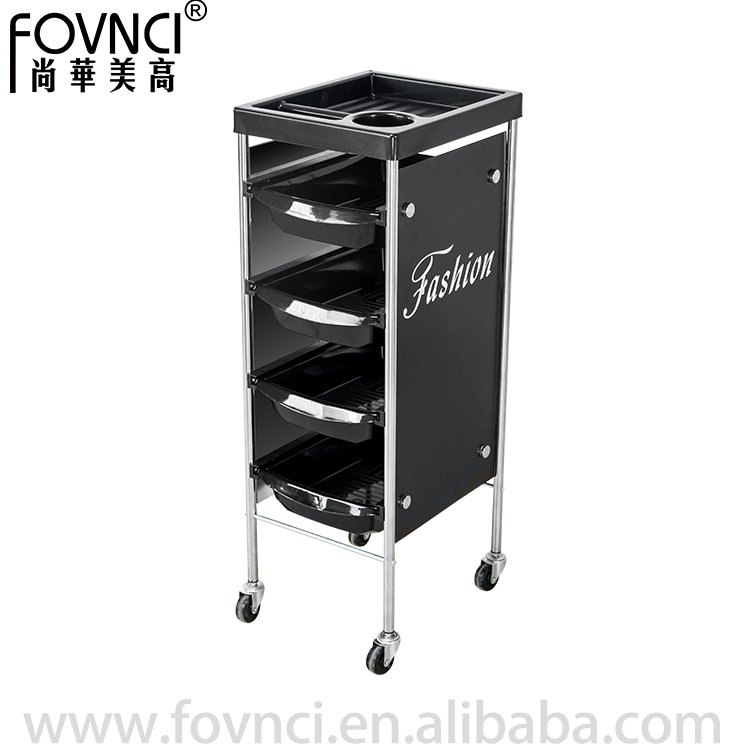 Salon Hairdresser Barber Beauty Storage Trolley Hair Drawers Colouring Cart Spa Salon Trolley