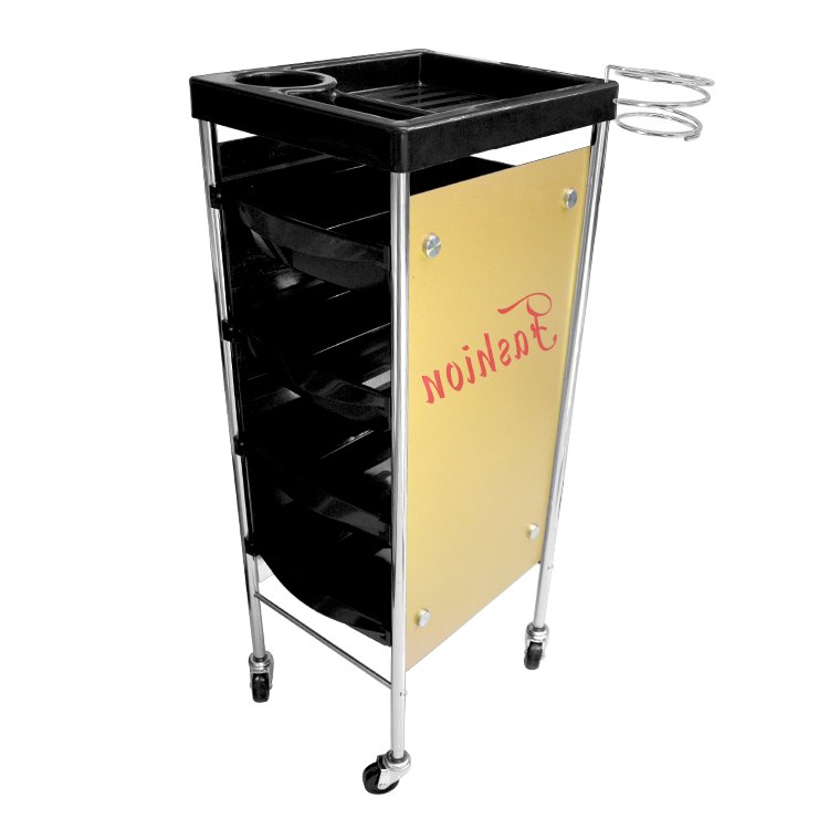 Salon Hairdresser Barber Beauty Storage Trolley Hair Drawers Colouring Cart Spa Salon Trolley