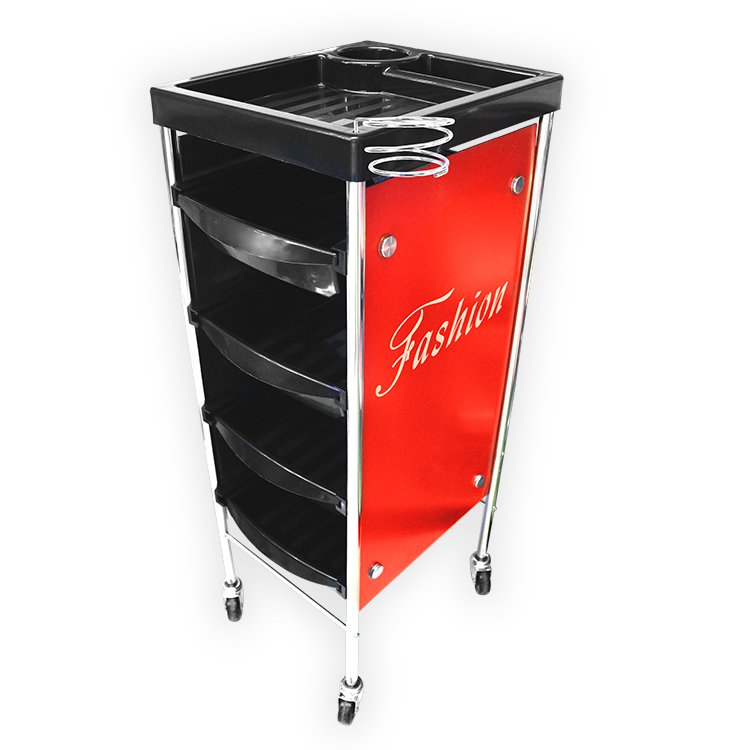 Salon Hairdresser Barber Beauty Storage Trolley Hair Drawers Colouring Cart Spa Salon Trolley