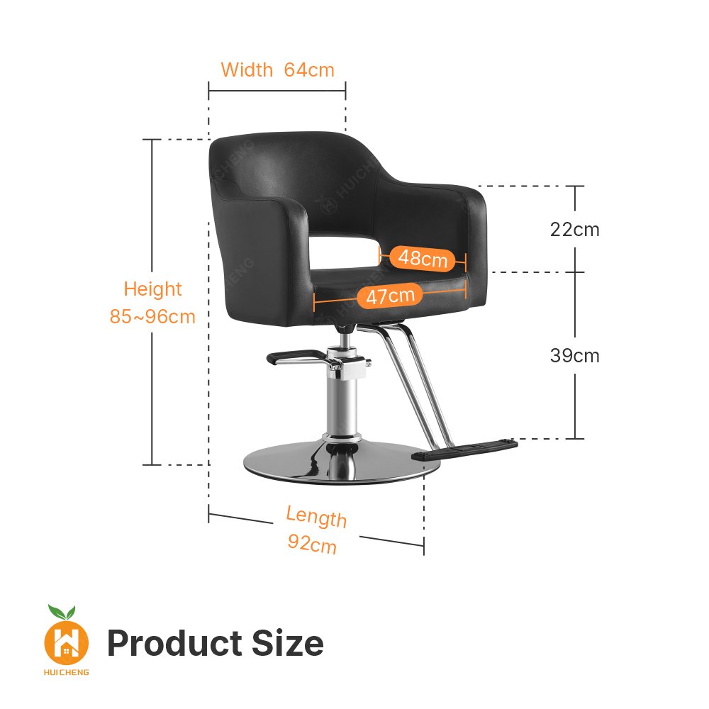 Hairdressing Equipment Barbershop Leather Salon Chair Styling Furniture Hair Cutting Barber Shop LC8825