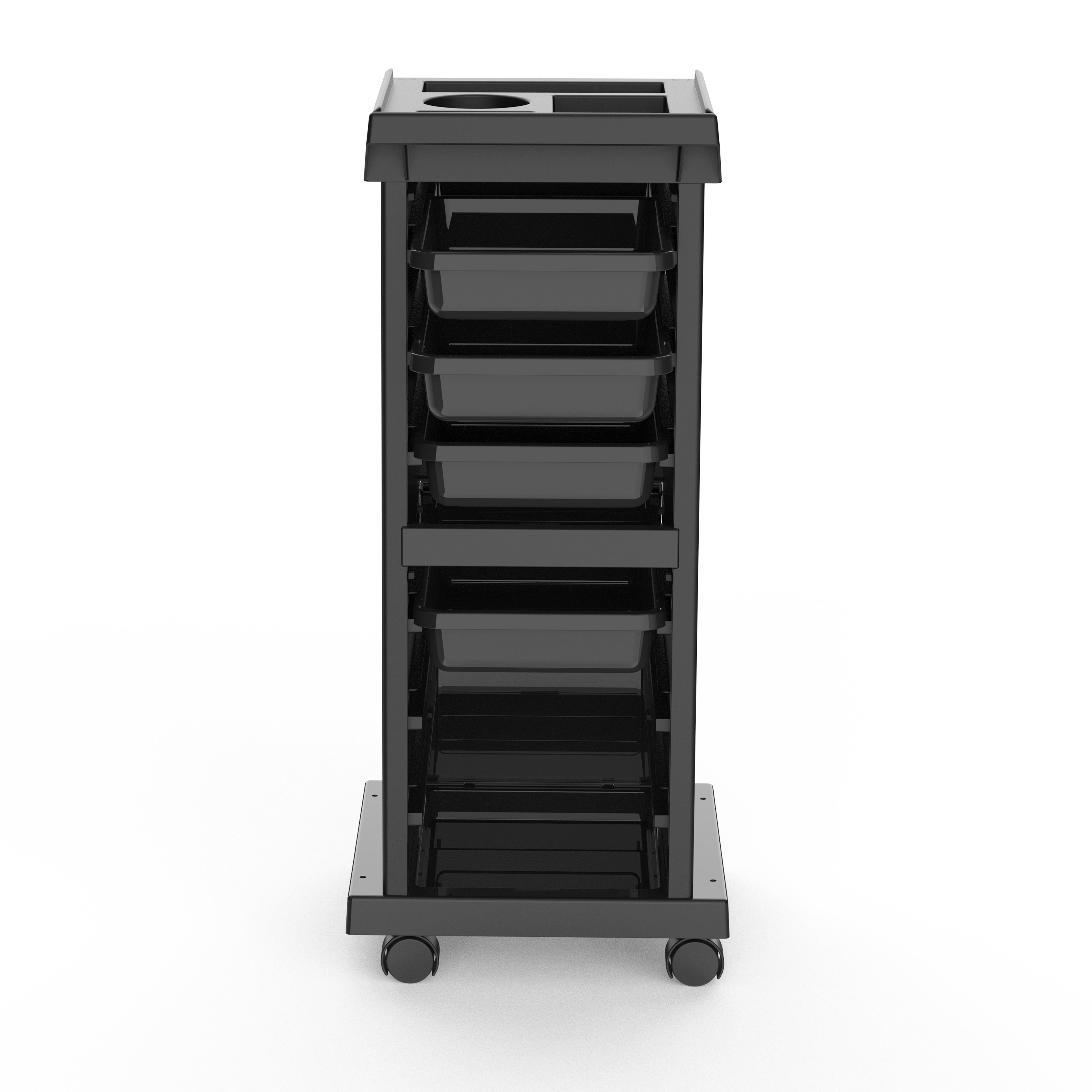 Pink Beauty Salon Trolle Salon Furniture Equipment Trolley Hairdresser Pink Free Sample Modern Plastic Shopping Cart 4-wheels