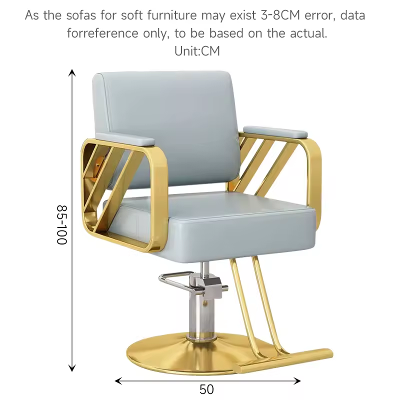 Factory Direct High-End Hair Salon Special Barber Chair with Lift Rotary Ironing Modern Style Seat Stool for Beauty Salons