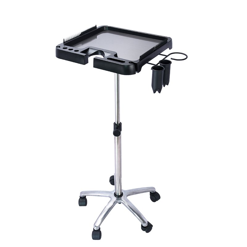 Magnetic Salon Trolley Hair Salon Trolley with Magnet Wig Stand for Beauty Hairdressing Assistant-for Barber School Use