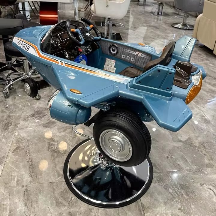 Jincheng children's barber chair airplane cartoon hairdressing children's hairdressing chair modern beauty salon furniture