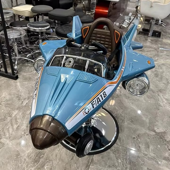 Jincheng children's barber chair airplane cartoon hairdressing children's hairdressing chair modern beauty salon furniture