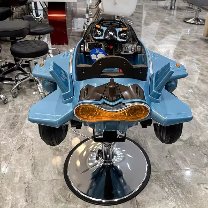 Jincheng children's barber chair airplane cartoon hairdressing children's hairdressing chair modern beauty salon furniture