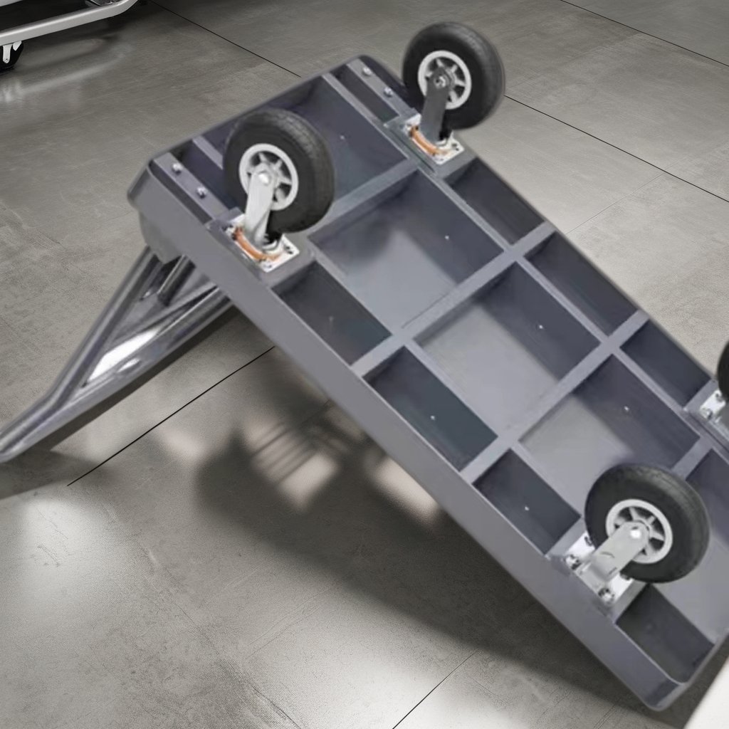 Heavy Duty Metal Folding Hand Truck Steel Platform trolley Cart With Handle
