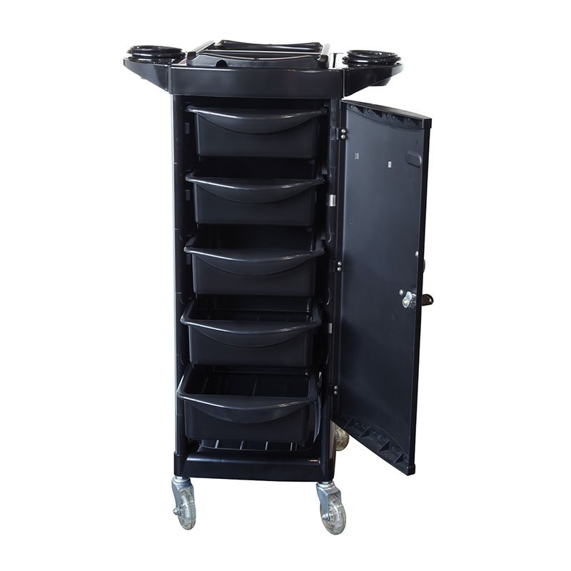 Hair Salon Furniture Hairdressing Storage Trolley Beauty Salon Rolling Trolley Cart Spa