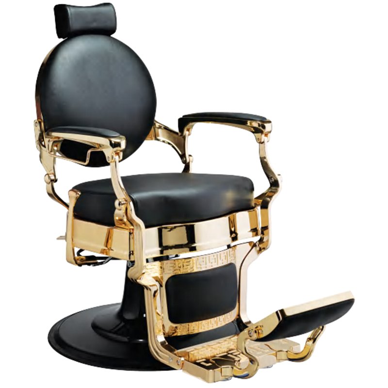 Luxury retro oil head hairdressing chair can be folded down hair salon barber shop chair barber chair
