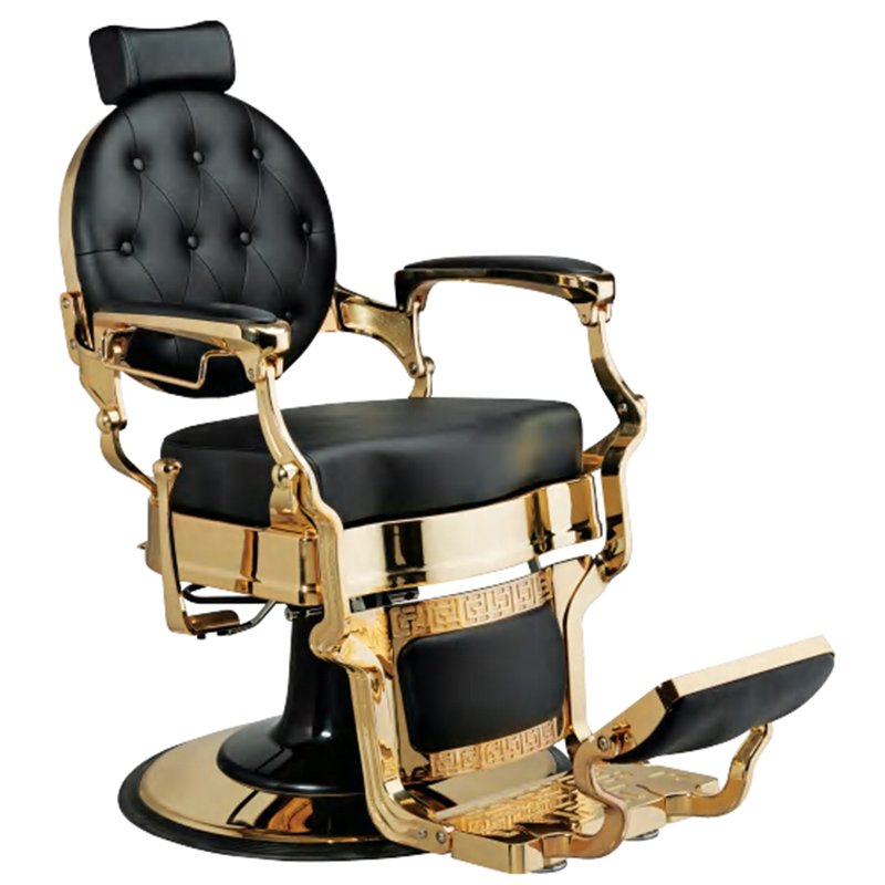 Luxury retro oil head hairdressing chair can be folded down hair salon barber shop chair barber chair