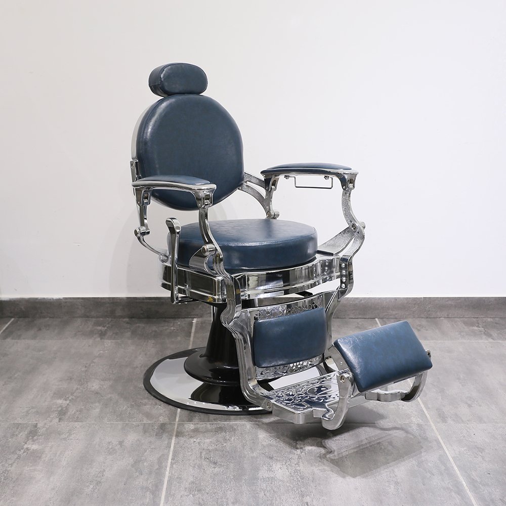 Vintage Style Luxury Salon Kids Barber Chair Hairdressing Baby Automatic Barber Chair All Purpose Salon Furniture Barber Chair