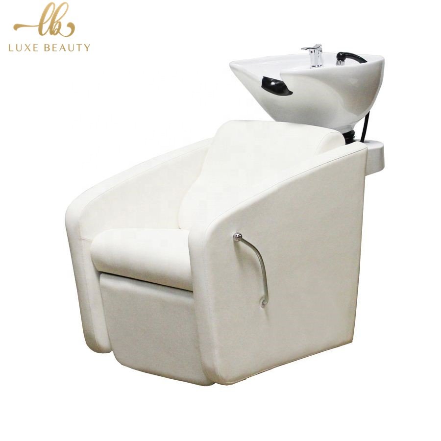 guangzhou lay down washing salon shampoo chair FRP adjustable shampoo bed shampoo chairs for sale for barber shop
