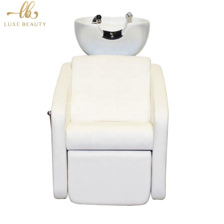 guangzhou lay down washing salon shampoo chair FRP adjustable shampoo bed shampoo chairs for sale for barber shop